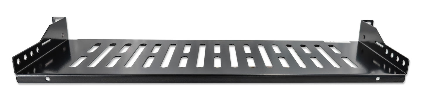 19" Cantilever Shelf, 1U, 150 mm (9.8 in.) Depth, Black Image 4