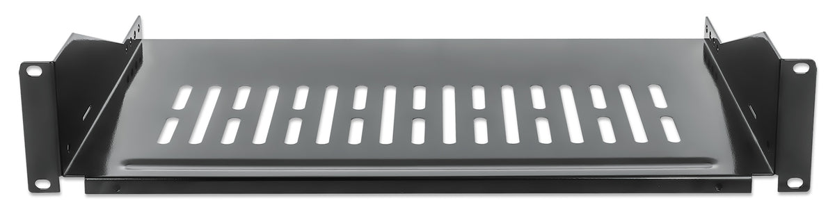 19" Cantilever Shelf, 2U, 250 mm (9.8 in.) Depth, Black Image 3