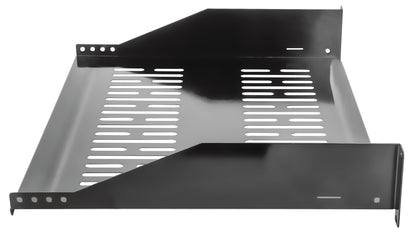 19" Cantilever Shelf, 2U, 400 mm (15.8 in.) Depth, Black Image 5
