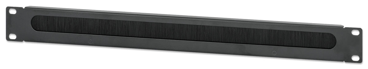 19" Cable Entry Panel, 1U, Black Image 1