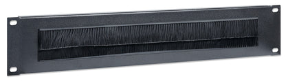 19" Cable Entry Panel, 2U, Black Image 2