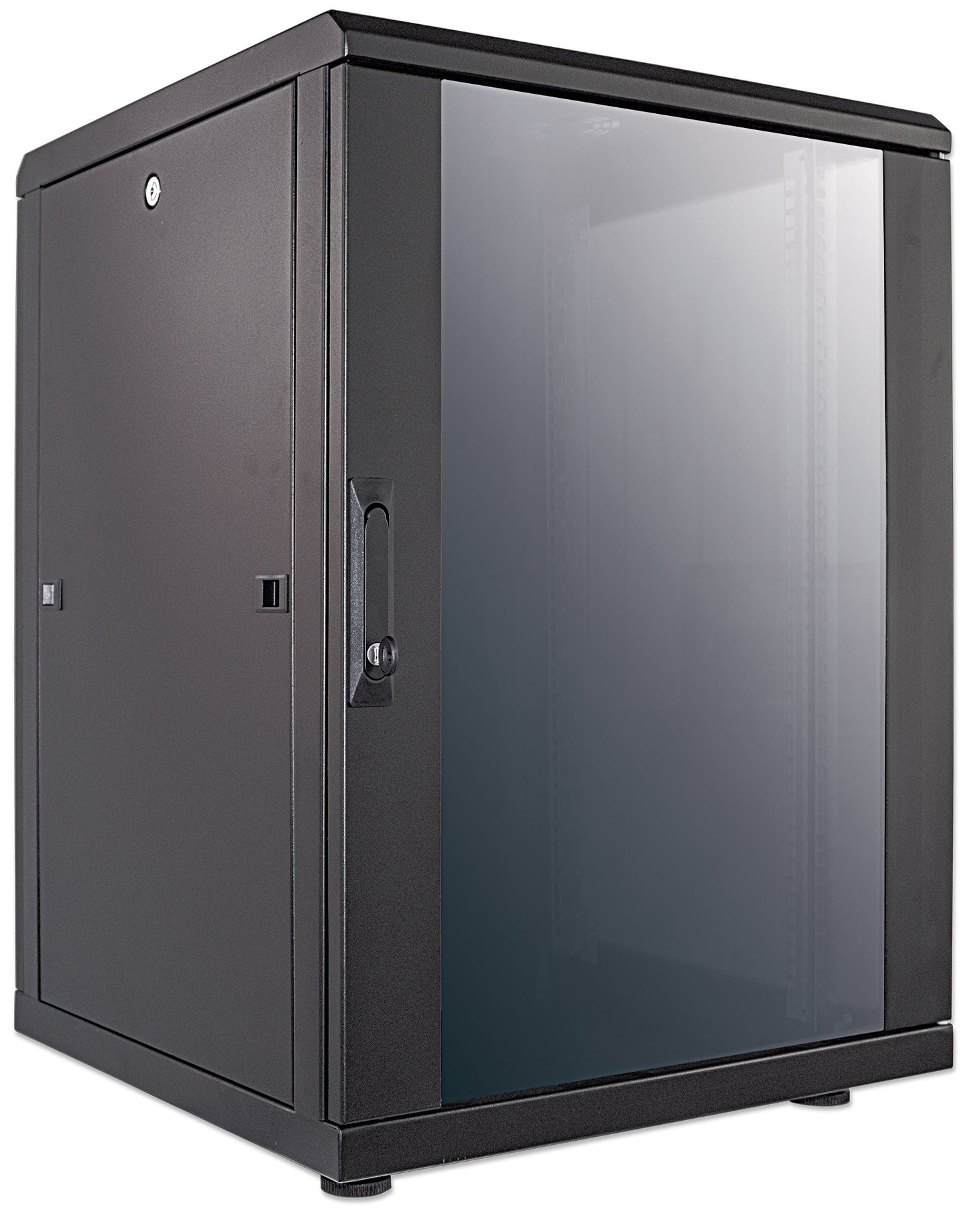 19" Network Cabinet, Standard Line, 16U, 600 (D) x 600 (W) mm, Black Image 2