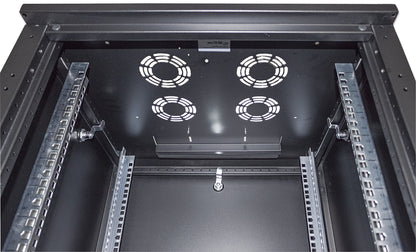19" Network Cabinet, Standard Line, 16U, 600 (D) x 600 (W) mm, Black Image 9