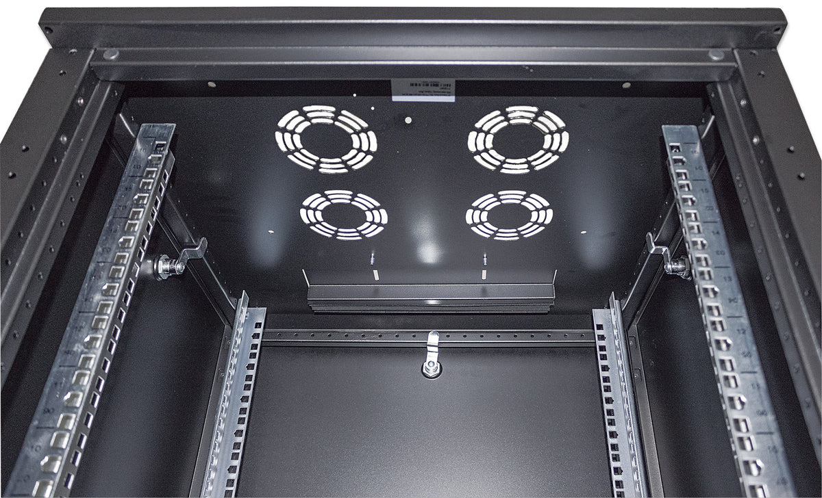 19" Network Cabinet, Standard Line, 16U, 600 (D) x 600 (W) mm, Black Image 9