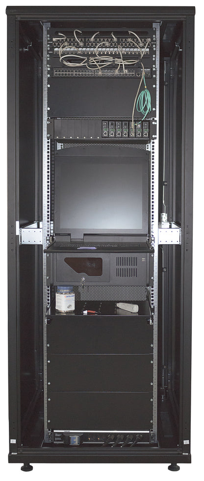 19" Server Cabinet, Standard Line, 42U, 1000 (D) x 800 (W) mm, Black Image 11