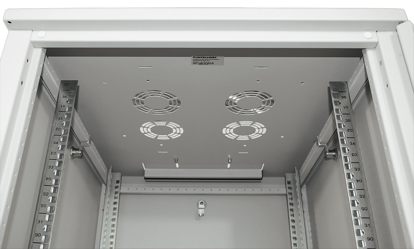 19" Network Cabinet, Standard Line, 26U, 600 (D) x 600 (W) mm, Gray Image 6