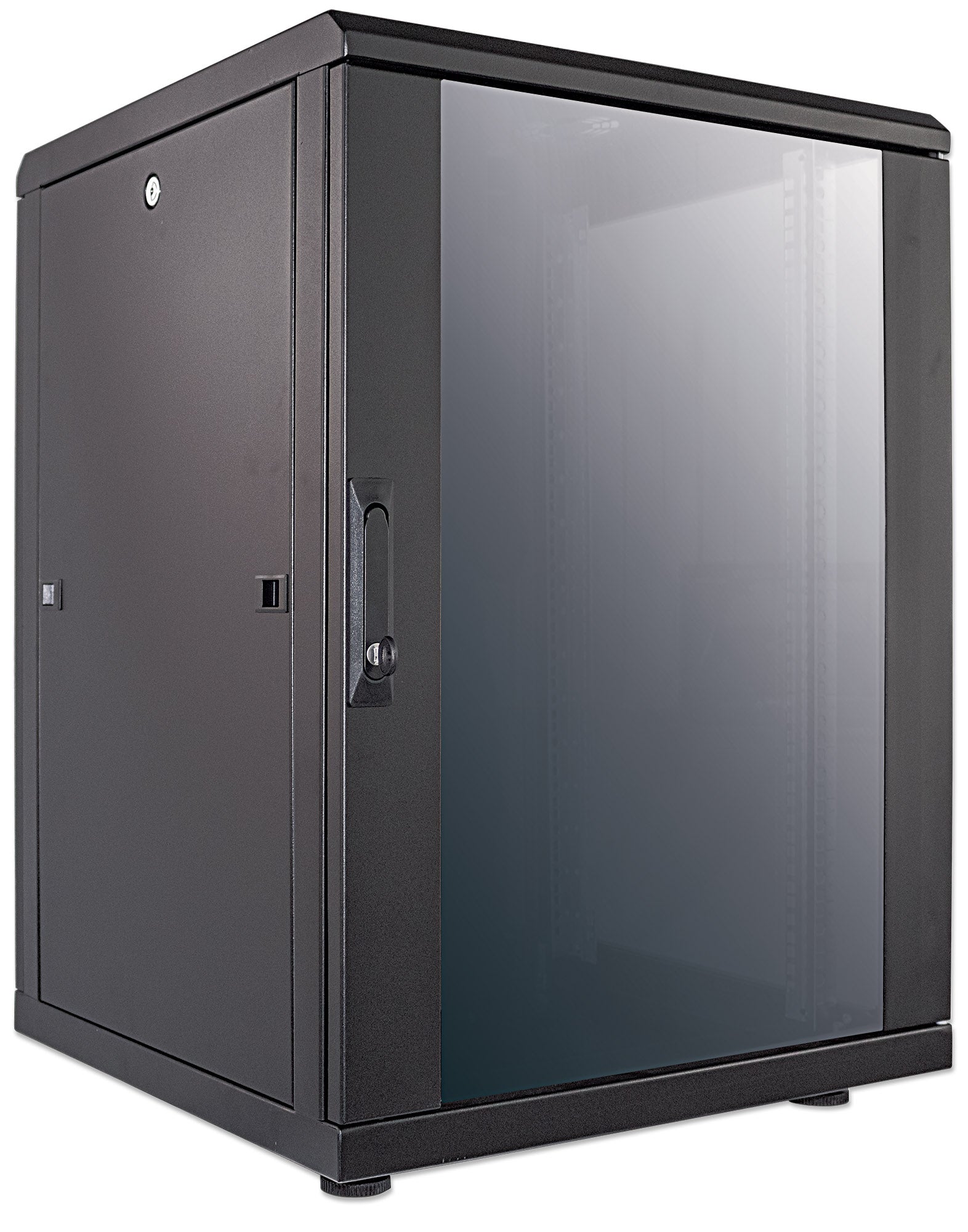 19" Network Cabinet, Standard Line, 16U, 600 (D) x 600 (W) mm, Black Image 2