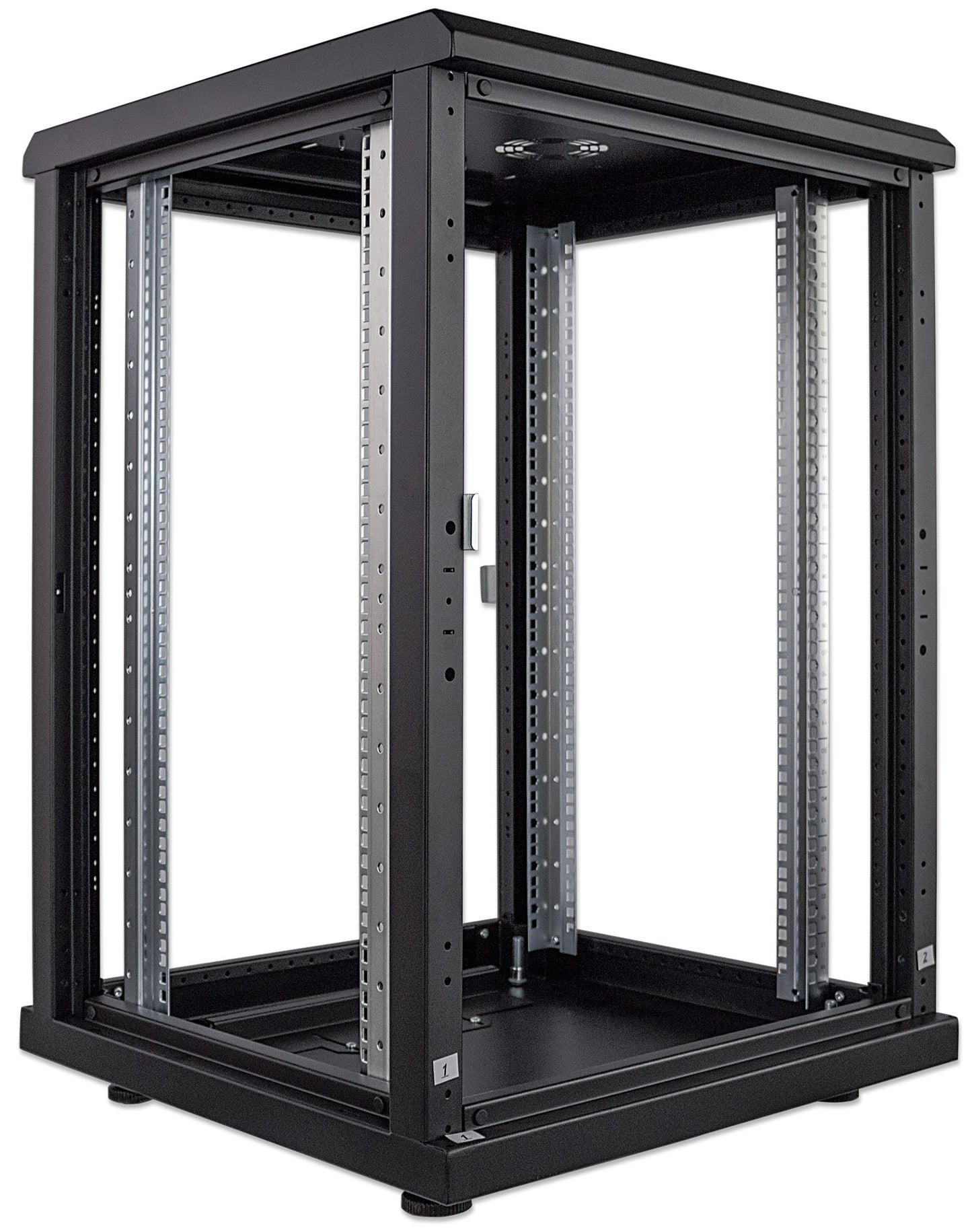19" Network Cabinet, Standard Line, 16U, 600 (D) x 600 (W) mm, Black Image 6