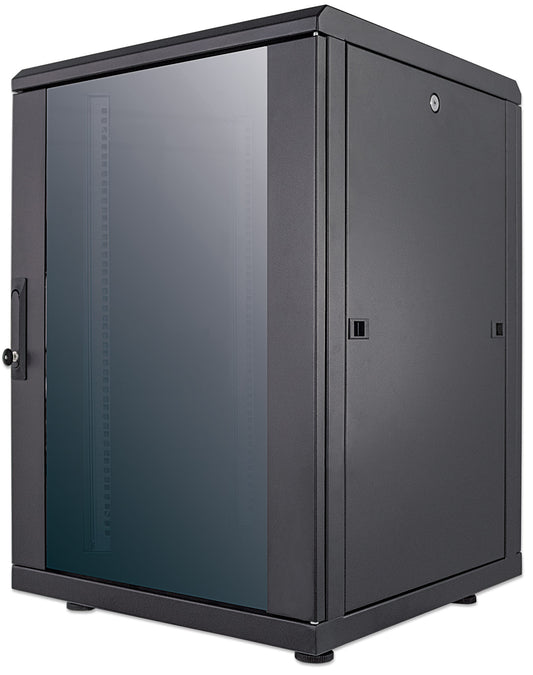 19" Network Cabinet, Standard Line, 16U, 600 (D) x 600 (W) mm, Black Image 1