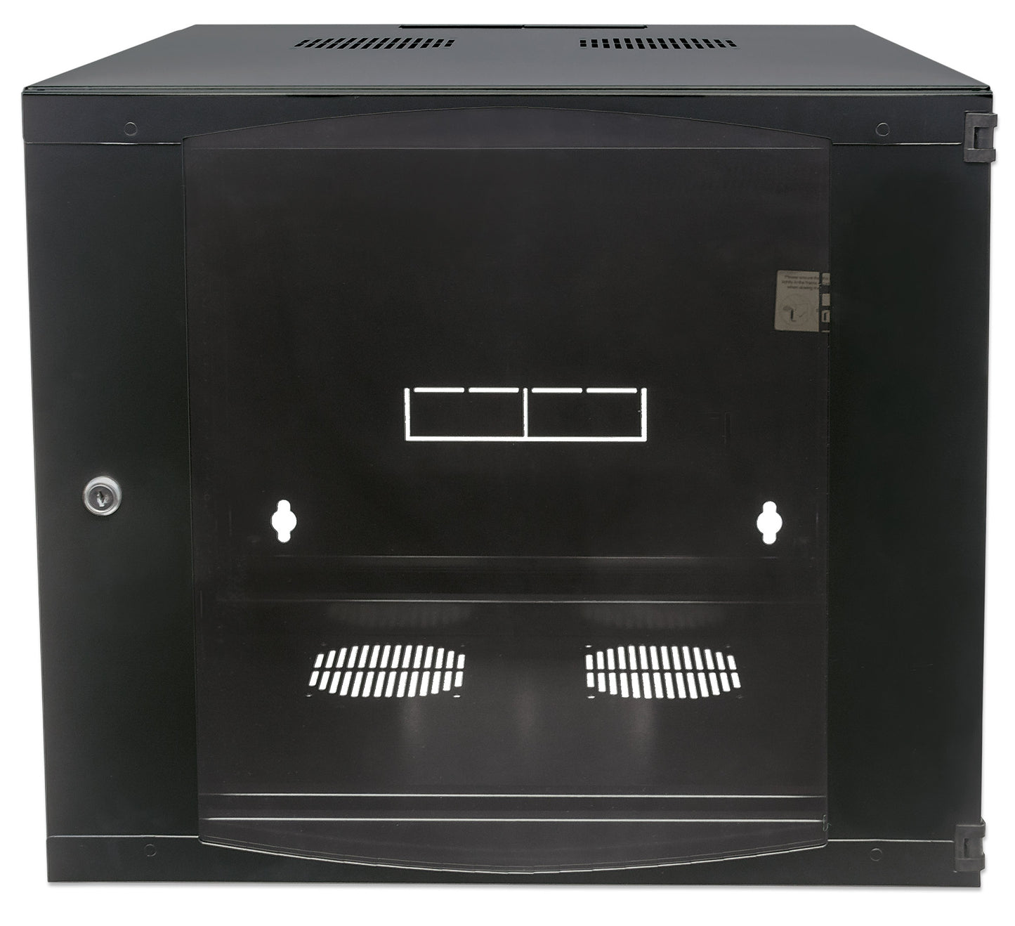 9U 19" Swing Out Wall Mount Network Cabinet, Standard Line, 450 mm (17.7 in.) Depth, Black Image 4