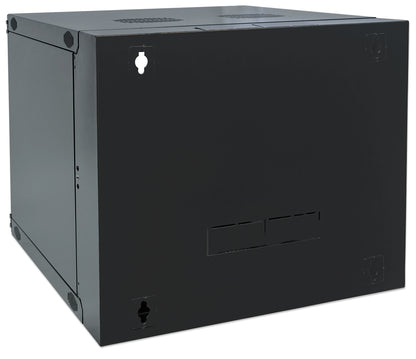 12U 19" Swing Out Wall Mount Network Cabinet, Standard Line, 450 mm (17.7 in.) Depth, Black Image 5