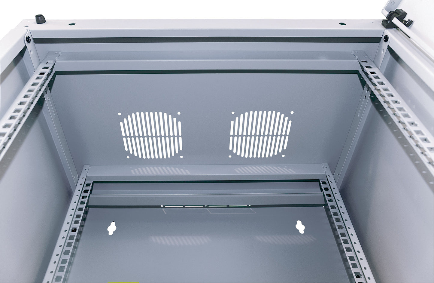 12U 19" Swing Out Wall Mount Network Cabinet, Standard Line, 450 mm (17.7 in.) Depth, Gray Image 11