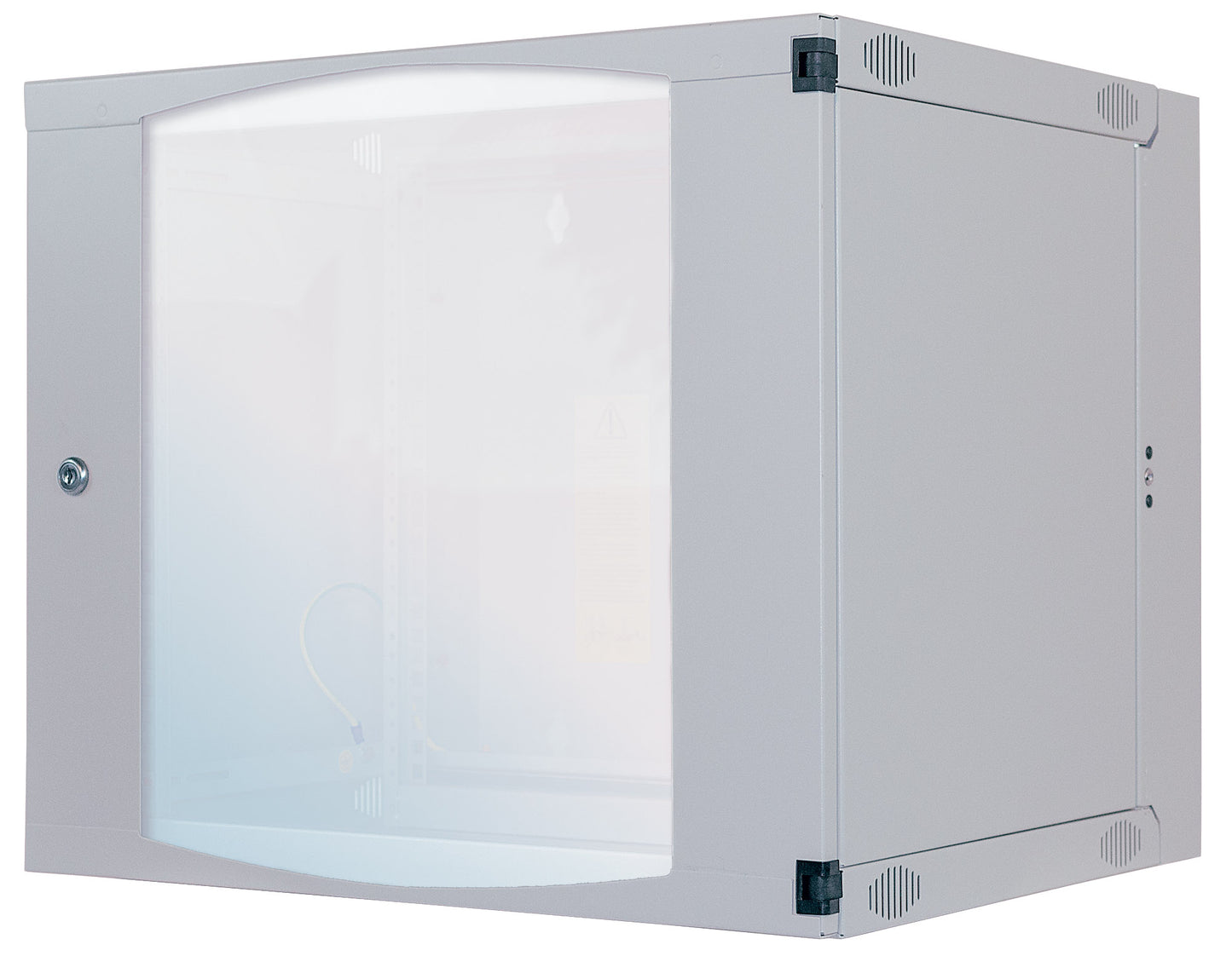 12U 19" Swing Out Wall Mount Network Cabinet, Standard Line, 450 mm (17.7 in.) Depth, Gray Image 1