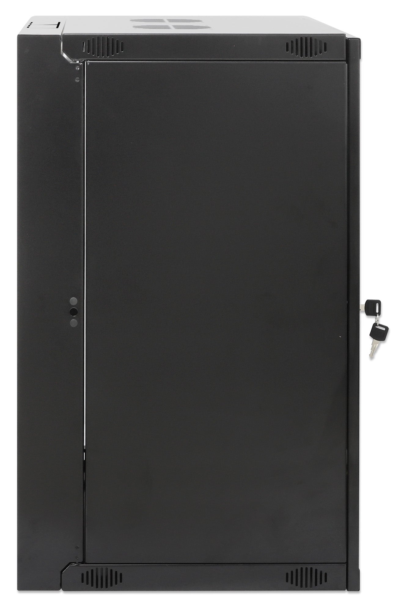 19" Double Section Wallmount Cabinet, 15U, 450 mm (17.7 in.) Depth, Black Image 5