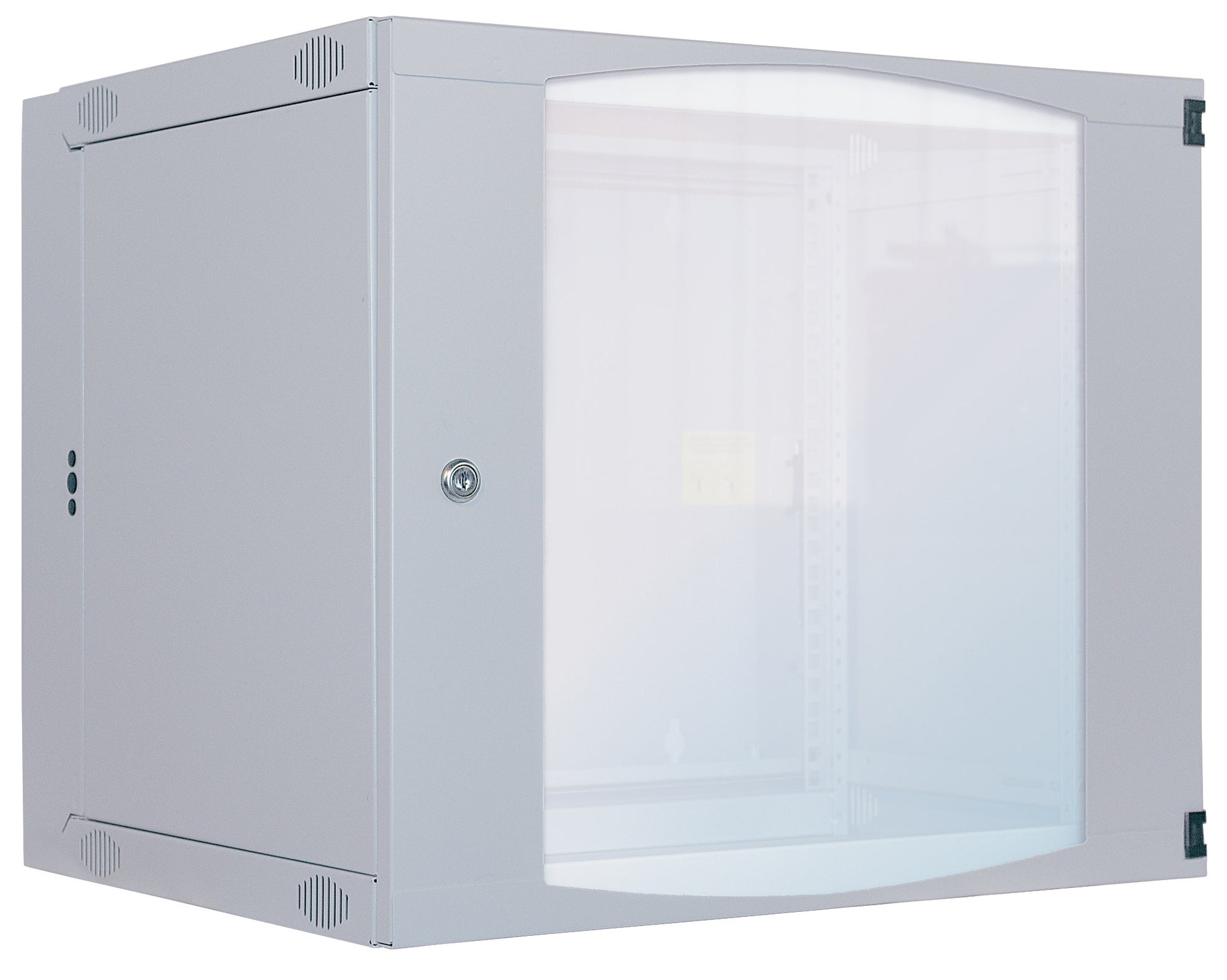 12U 19" Swing Out Wall Mount Network Cabinet, Standard Line, 600 mm (23.6 in.) Depth, Gray Image 3