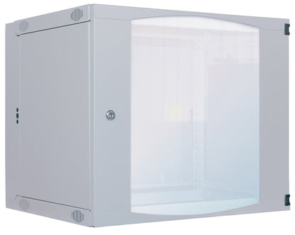 12U 19" Swing Out Wall Mount Network Cabinet, Standard Line, 600 mm (23.6 in.) Depth, Gray Image 3