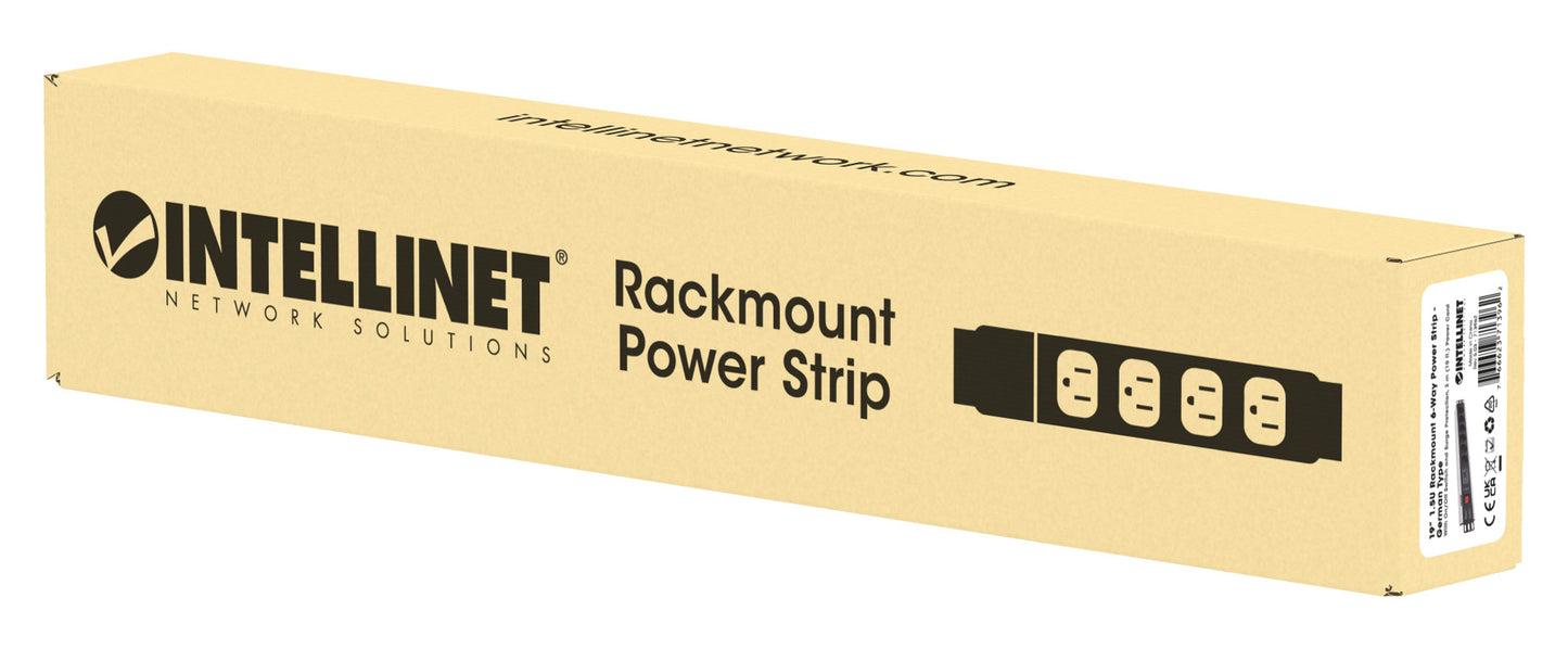 19" 1.5U Rackmount 6-Output Power Distribution Unit (PDU) Packaging Image 2