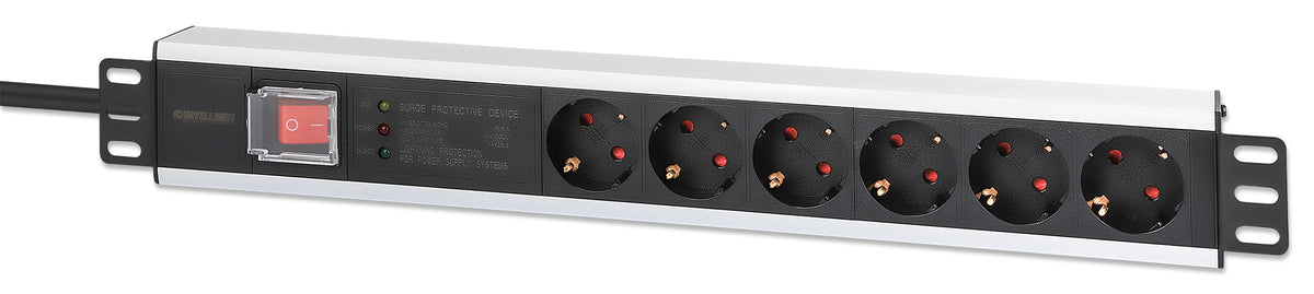 19" 1.5U Rackmount 6-Output Power Distribution Unit (PDU) Image 1