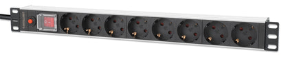 19" 1U Rackmount 8-Output Power Distribution Unit (PDU) Image 1