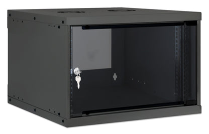 19" Basic Wallmount Cabinet, 6U, 400 mm Depth, Black Image 2