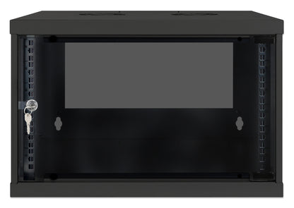 19" Basic Wallmount Cabinet, 6U, 400 mm Depth, Black Image 3