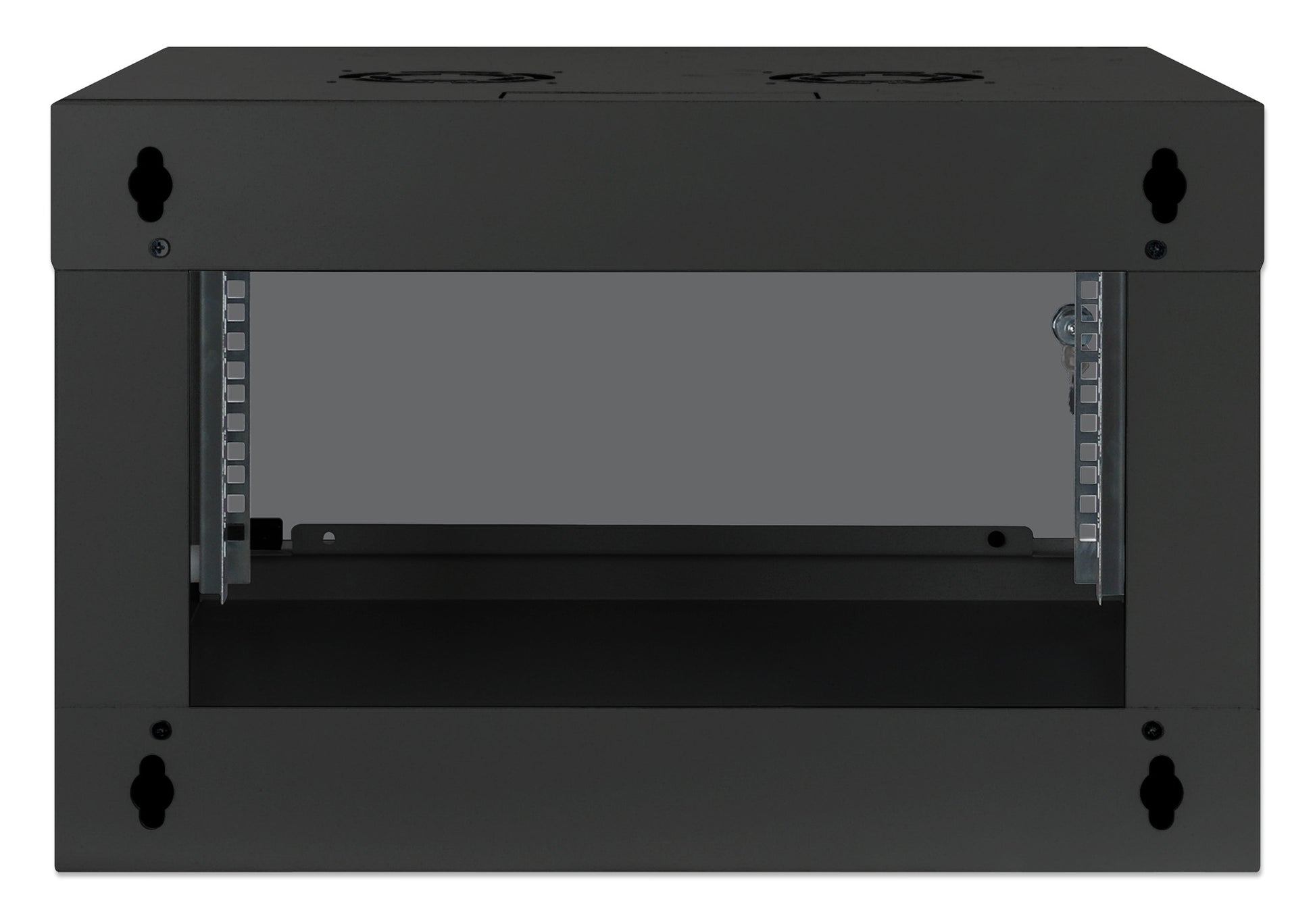 6U 19" Wall Mount Network Cabinet, Basic Line, 400 mm Depth, Black Image 6