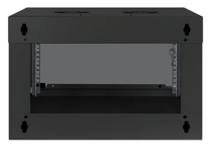 19" Basic Wallmount Cabinet, 6U, 400 mm Depth, Black Image 6
