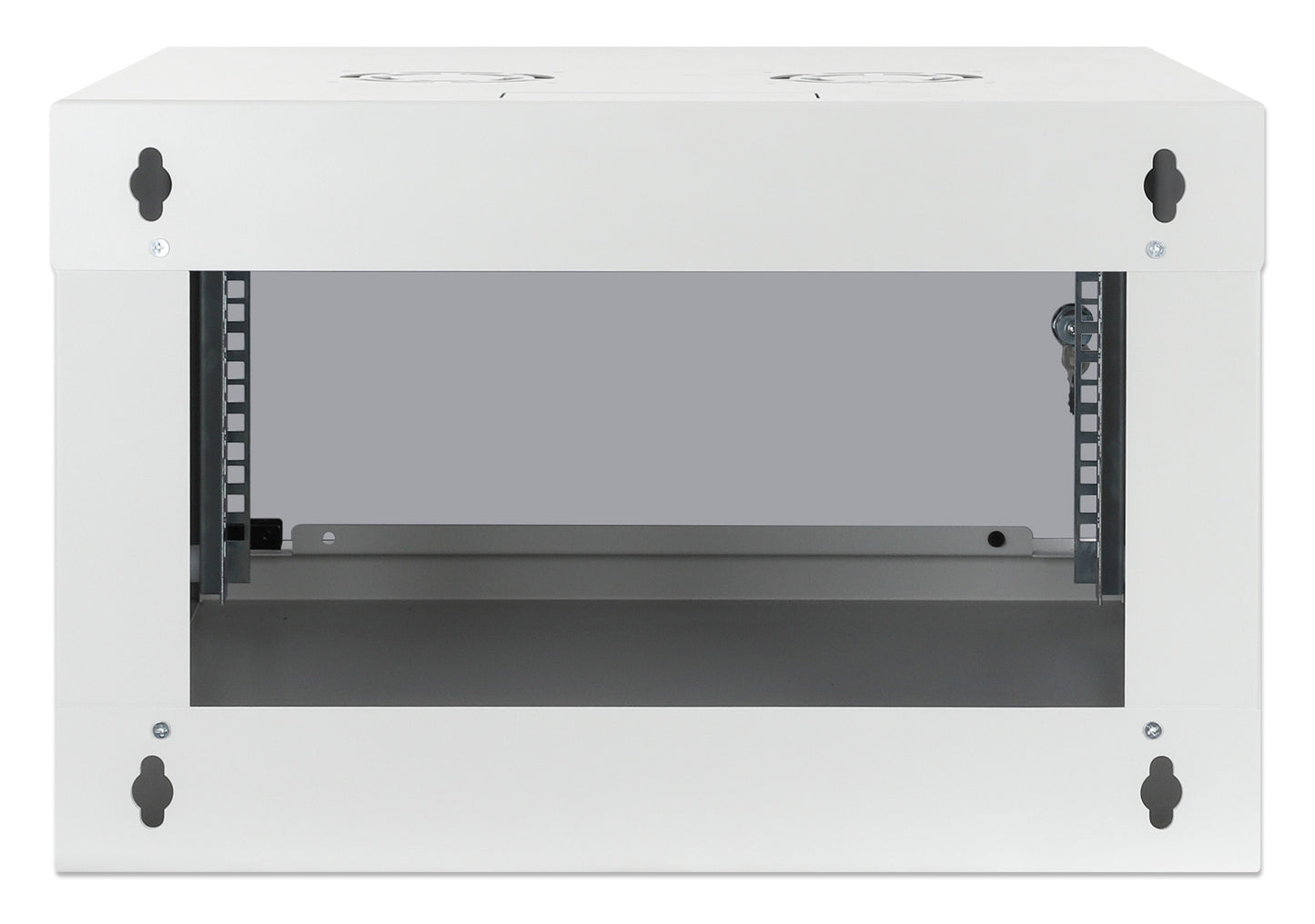 6U 19" Wall Mount Network Cabinet, Basic Line, 400 mm Depth, Gray Image 6