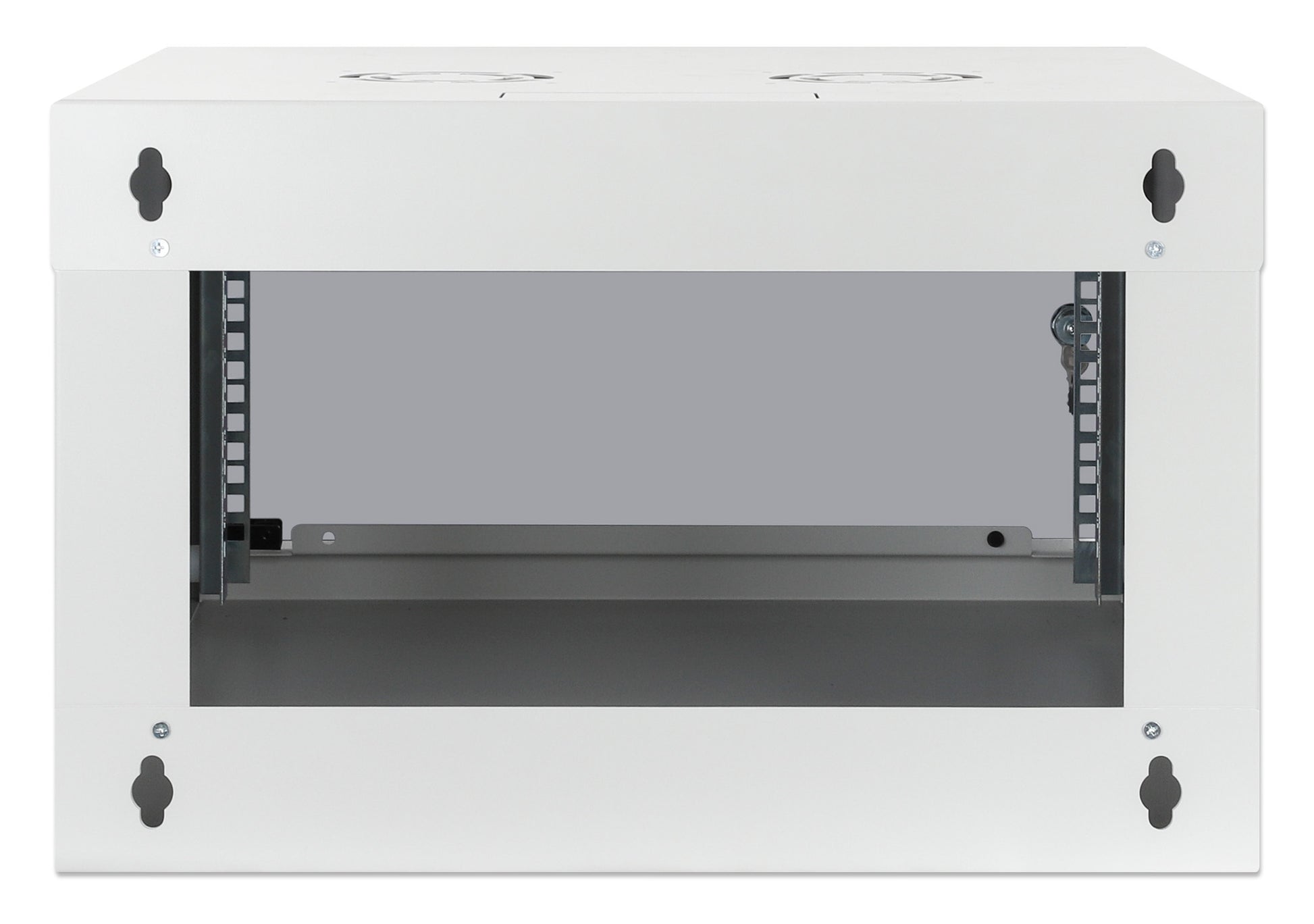 6U 19" Wall Mount Network Cabinet, Basic Line, 400 mm Depth, Gray Image 6