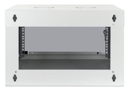 6U 19" Wall Mount Network Cabinet, Basic Line, 400 mm Depth, Gray Image 6
