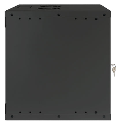 9U 19" Wall Mount Network Cabinet, Basic Line, 400 mm Depth, Black Image 5