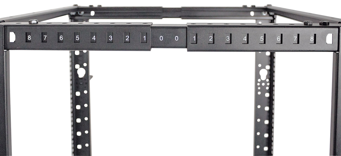 19" 4-Post Open Frame Rack, 26U Image 6