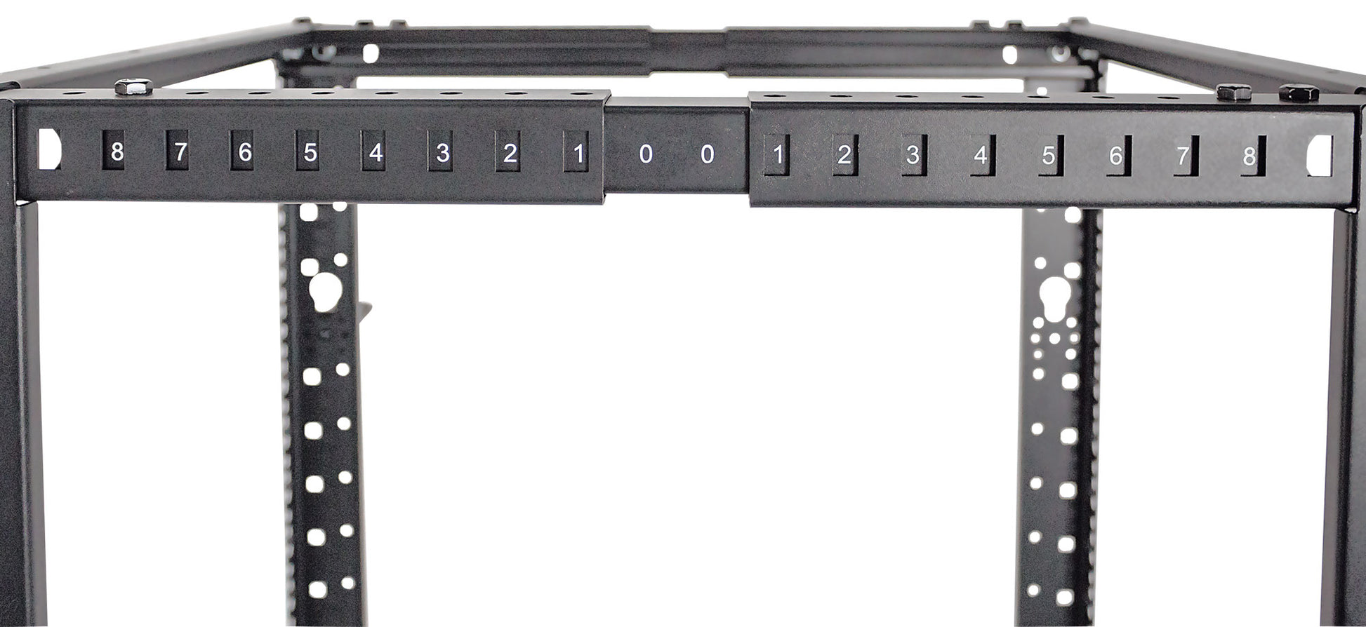 19" Floor-Standing 4-Post Open Frame Network Rack, 26U Image 6