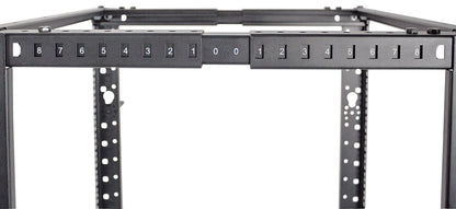 19" Floor-Standing 4-Post Open Frame Network Rack, 26U Image 6