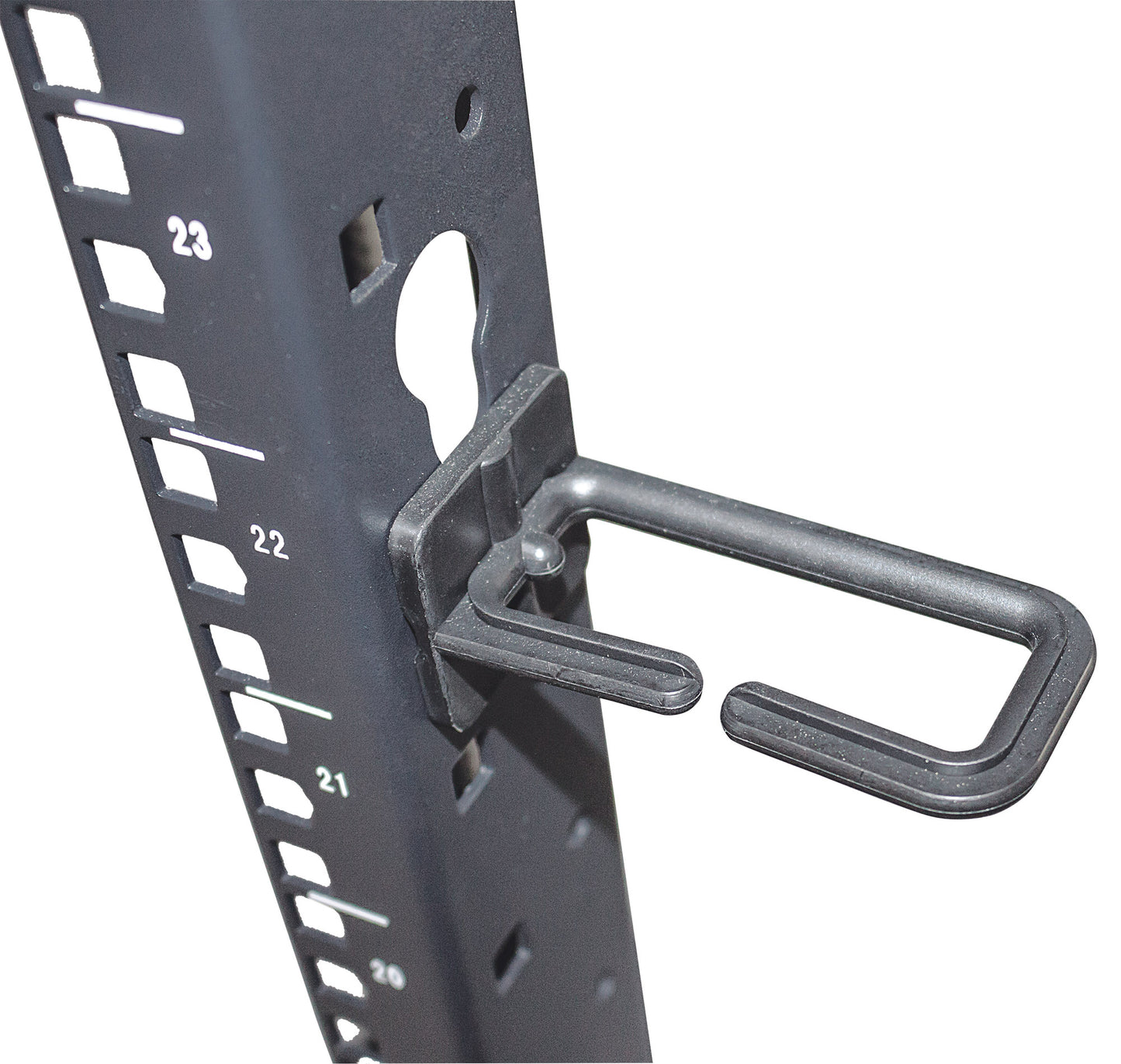 19" Floor-Standing 4-Post Open Frame Network Rack, 26U Image 8