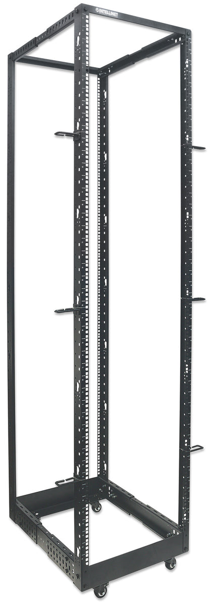 19" Floor-Standing 4-Post Open Frame Network Rack, 45U Image 2