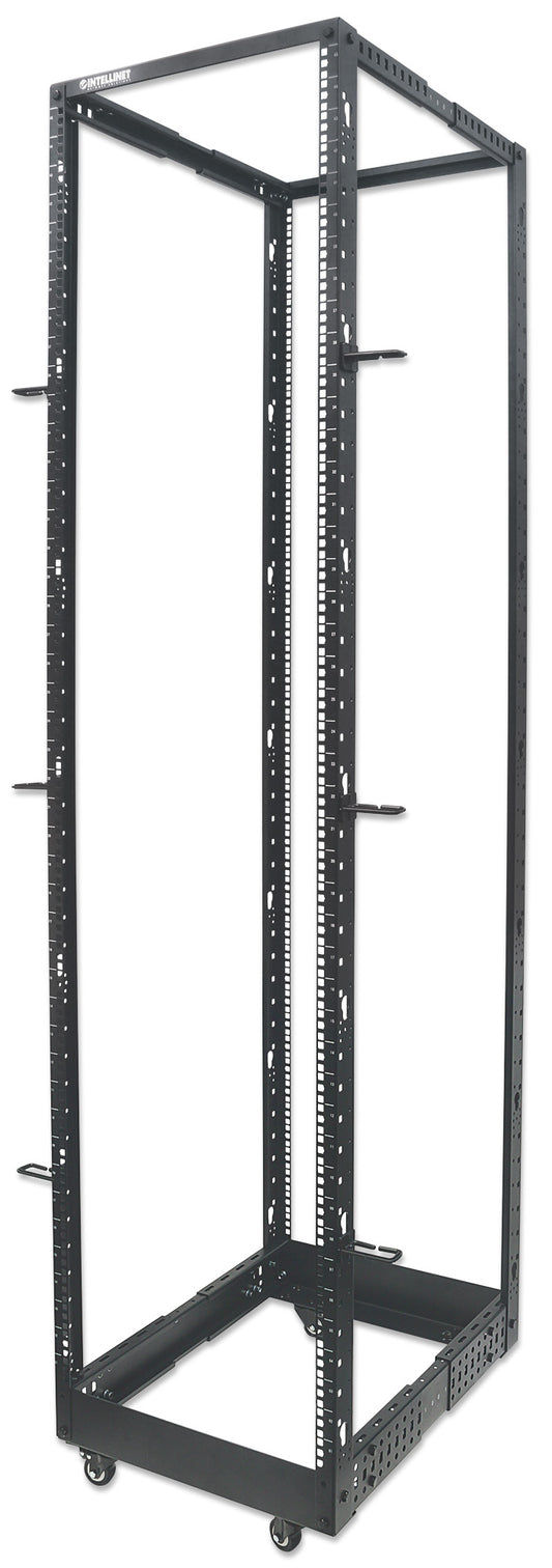 19" Floor-Standing 4-Post Open Frame Network Rack, 45U Image 1