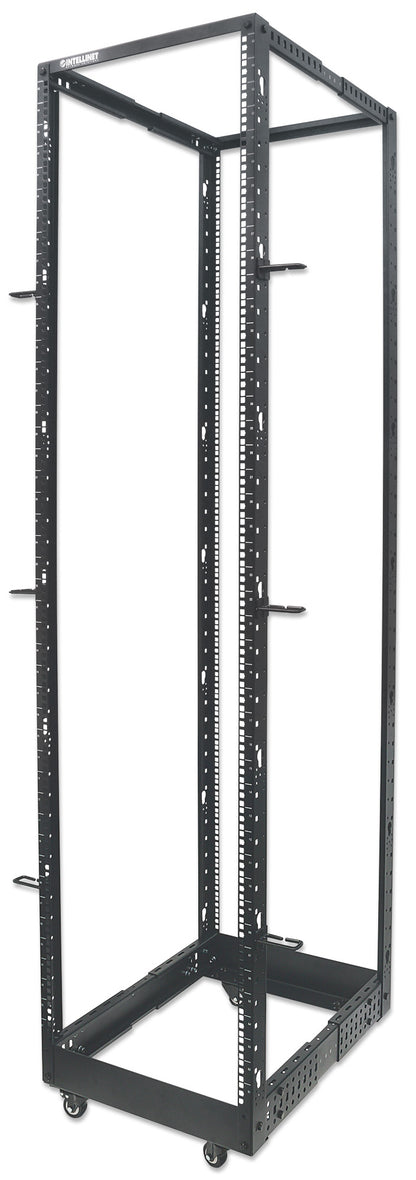 19" Floor-Standing 4-Post Open Frame Network Rack, 45U Image 1