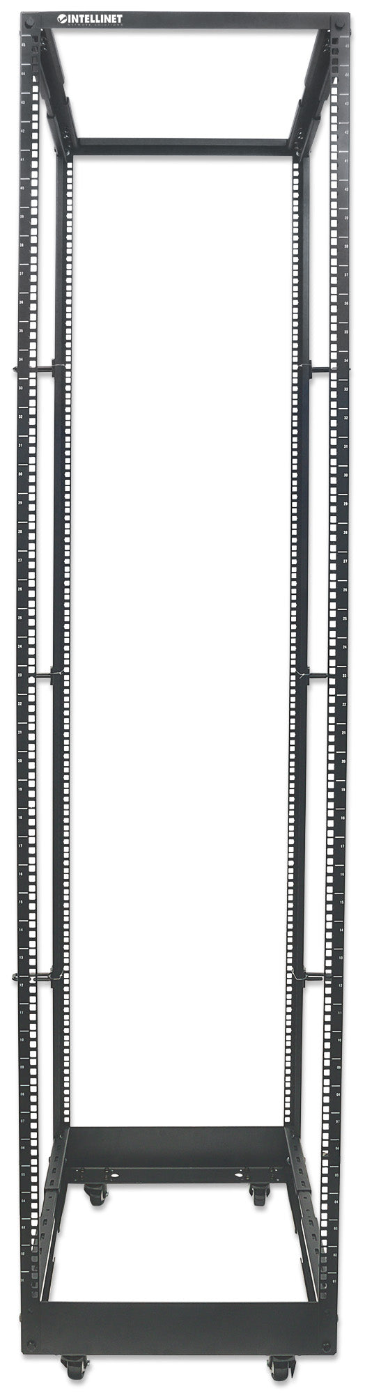 19" Floor-Standing 4-Post Open Frame Network Rack, 45U Image 6