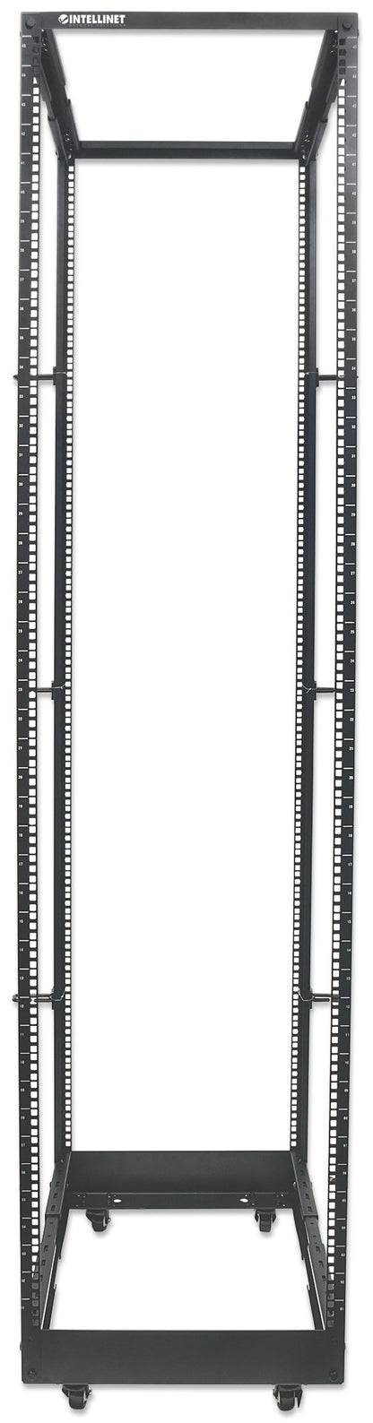 19" Floor-Standing 4-Post Open Frame Network Rack, 45U Image 6