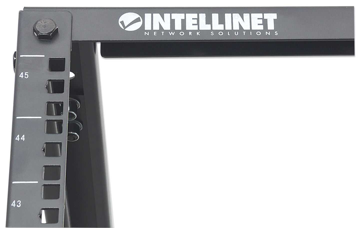 19" Floor-Standing 4-Post Open Frame Network Rack, 45U Image 9