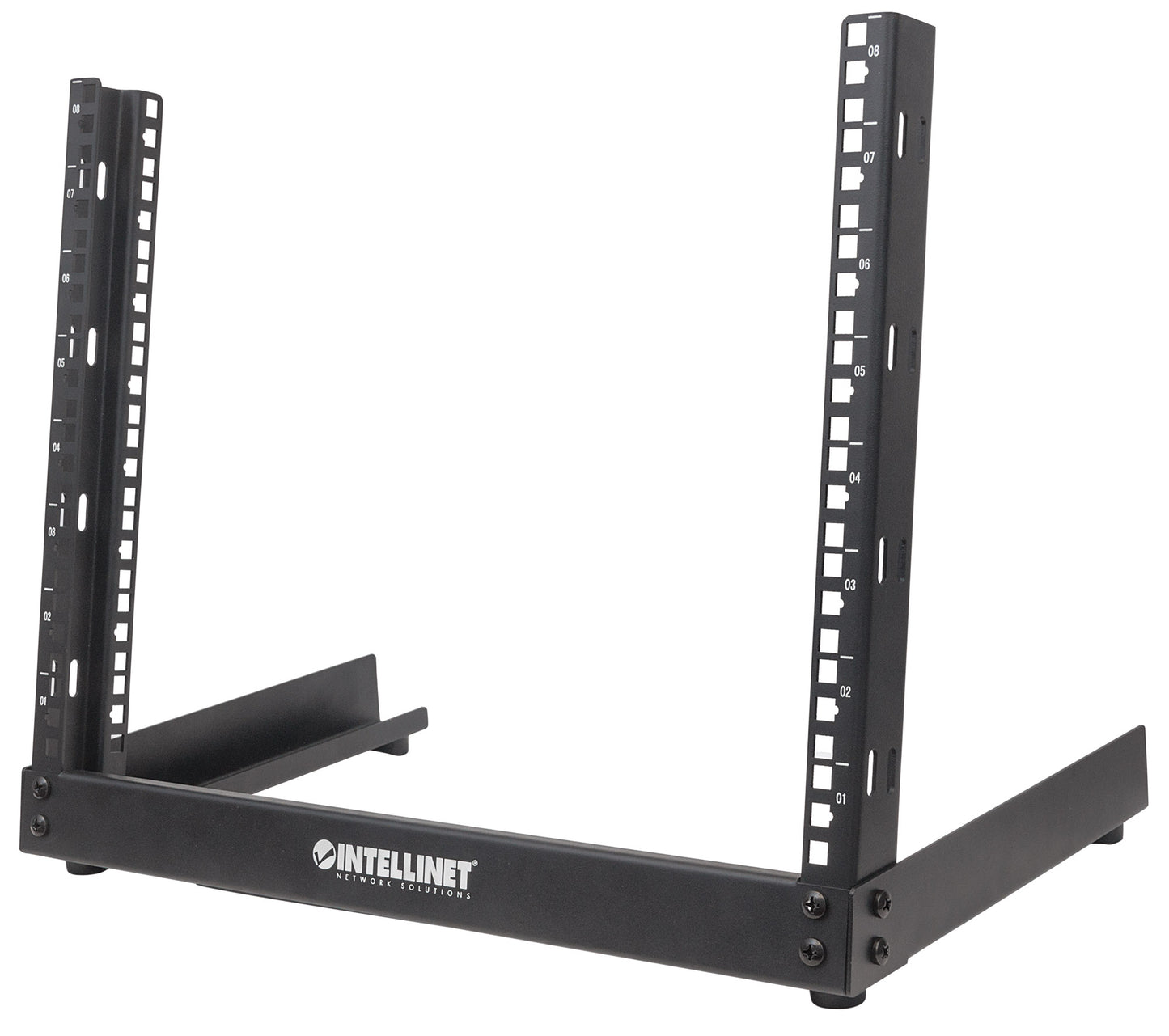 19" Desktop Open Frame Rack, 8U Image 1