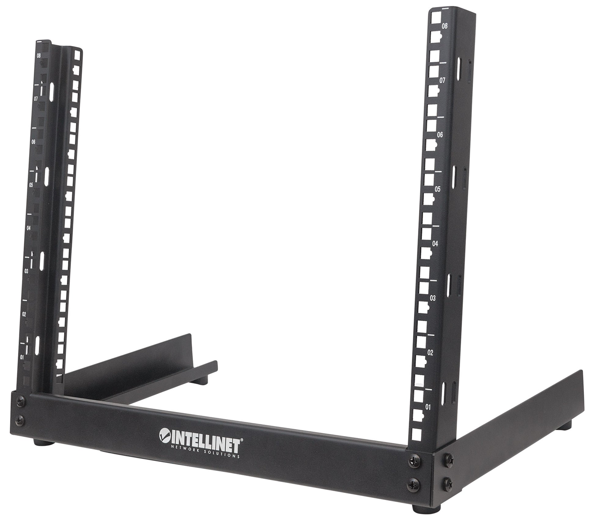 19" Desktop Open Frame Rack, 8U Image 1