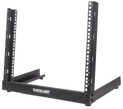 19" Desktop 2-Post Open Frame Network Rack, 12U Image 1