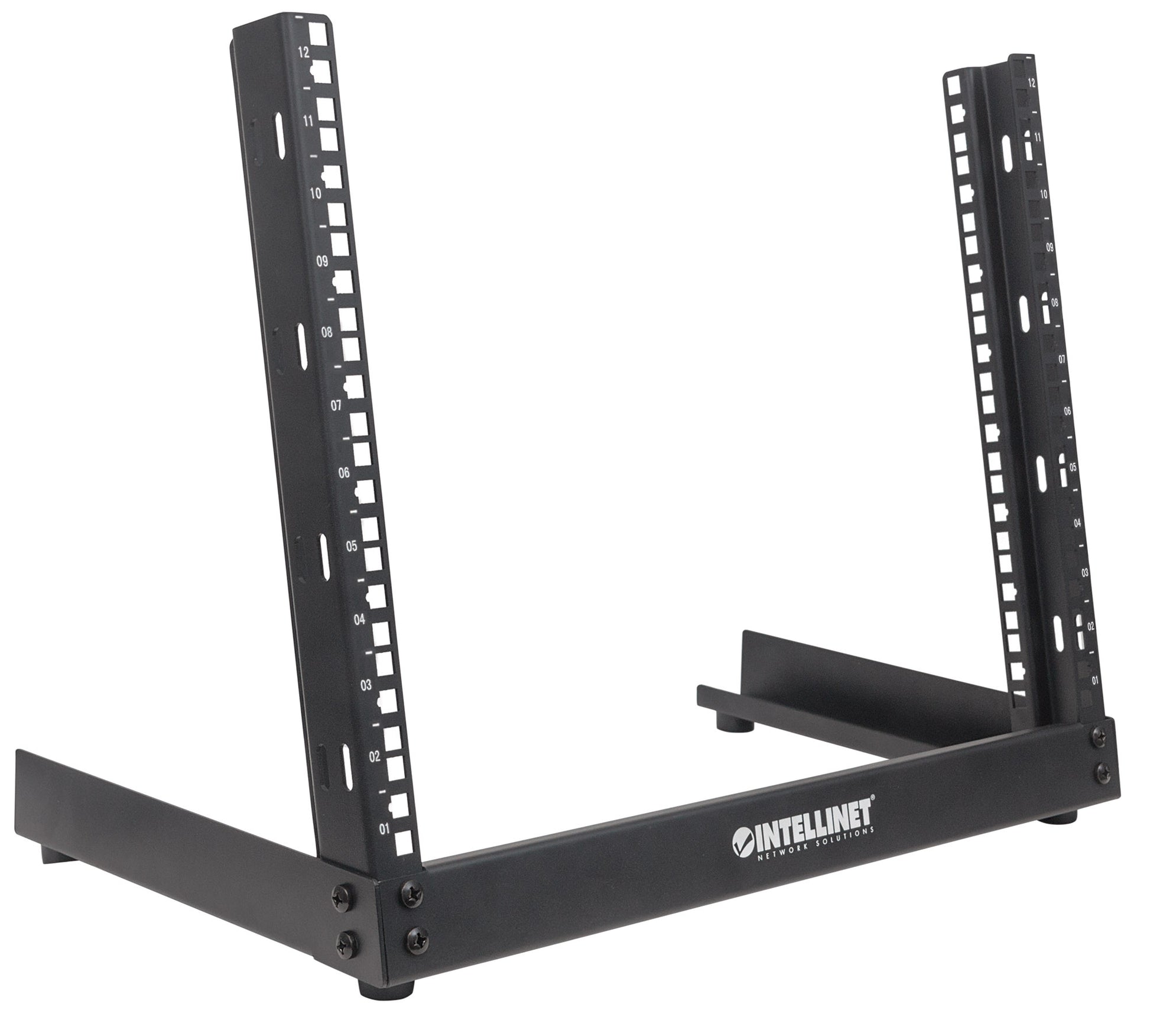 19" Desktop Open Frame Rack, 12U Image 2