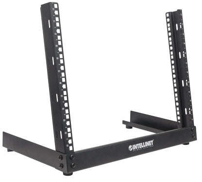 19" Desktop 2-Post Open Frame Network Rack, 12U Image 2
