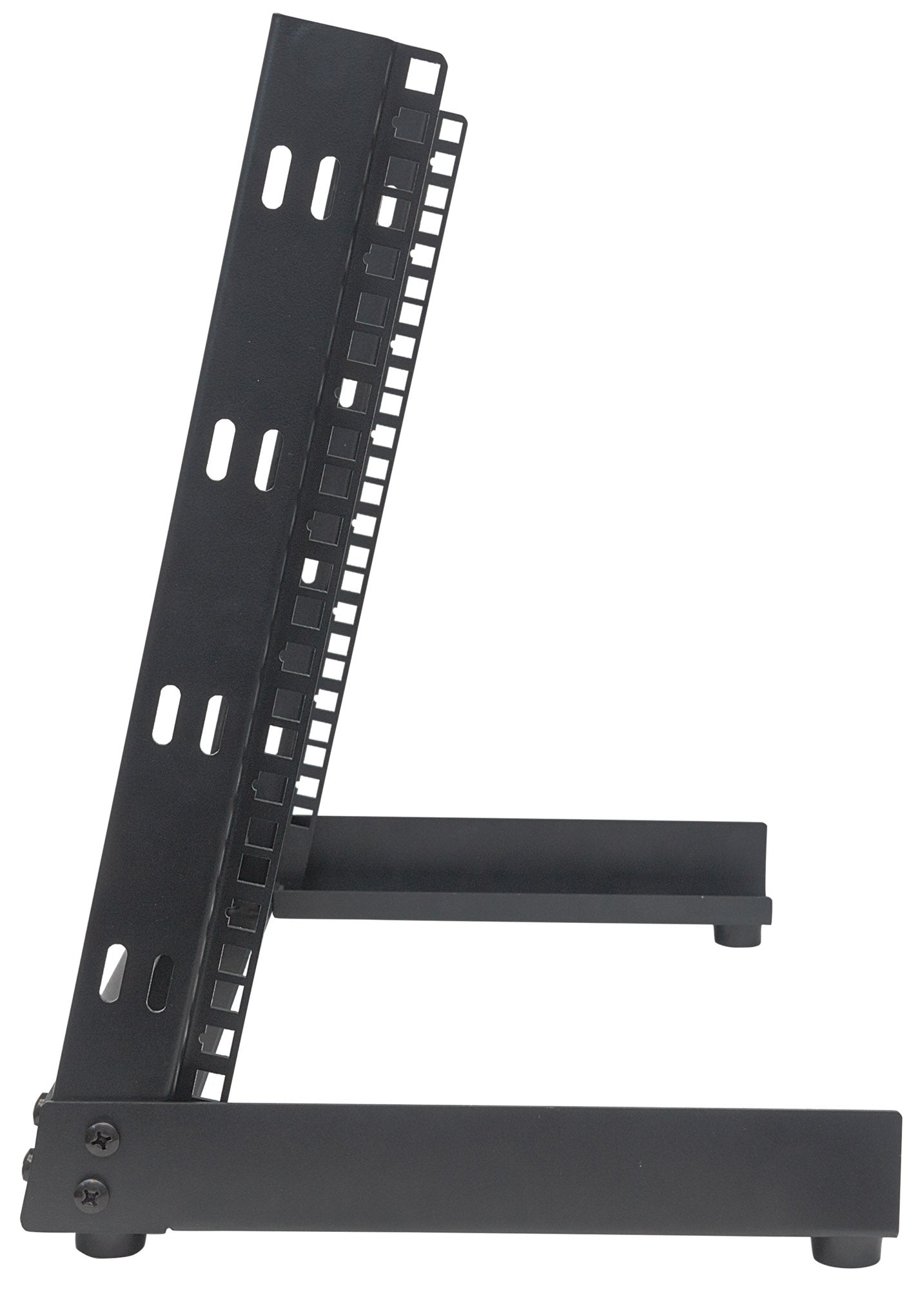 19" Desktop 2-Post Open Frame Network Rack, 12U Image 4