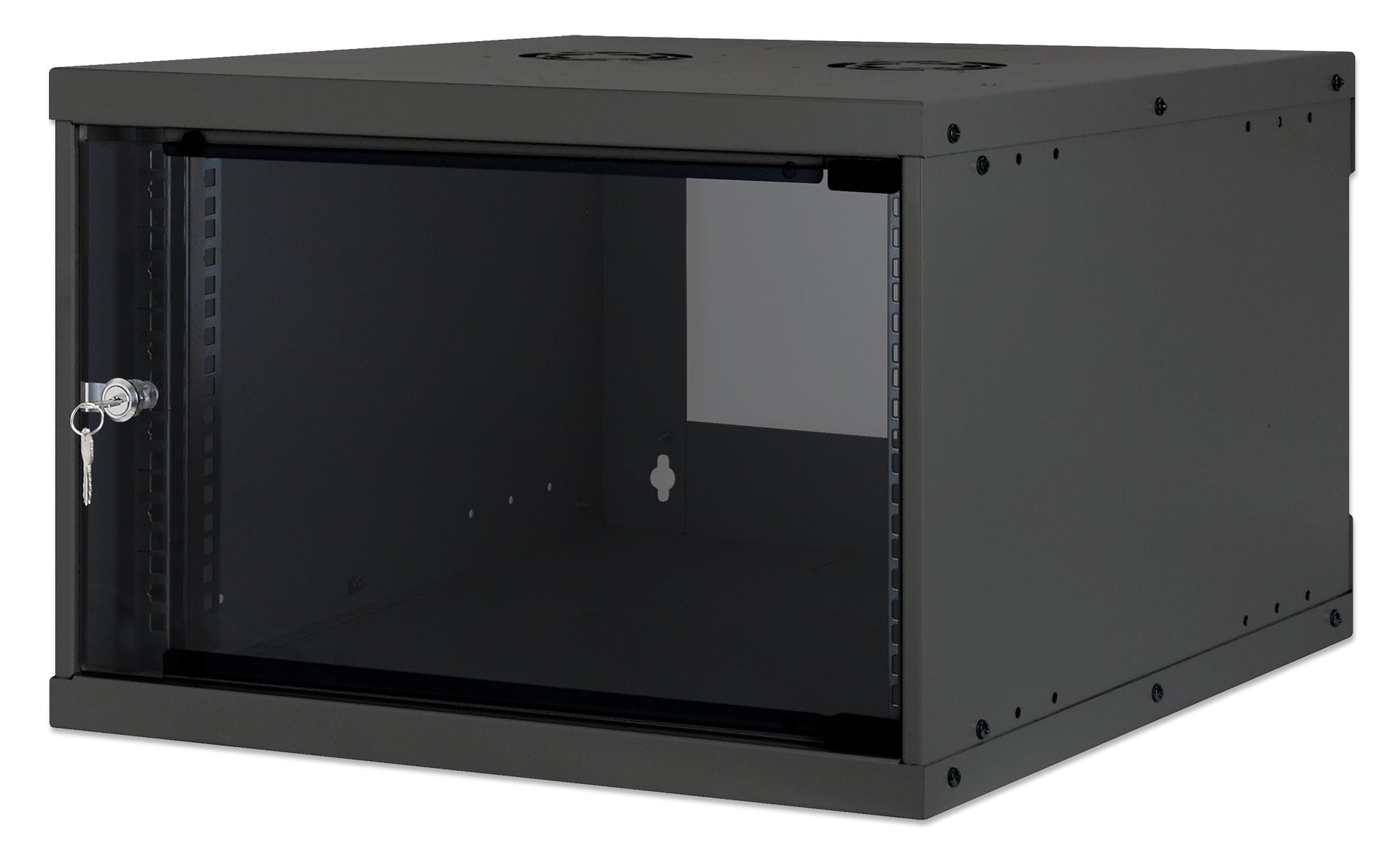 19" Basic Wallmount Cabinet, 6U, 560 mm Depth, Black Image 1
