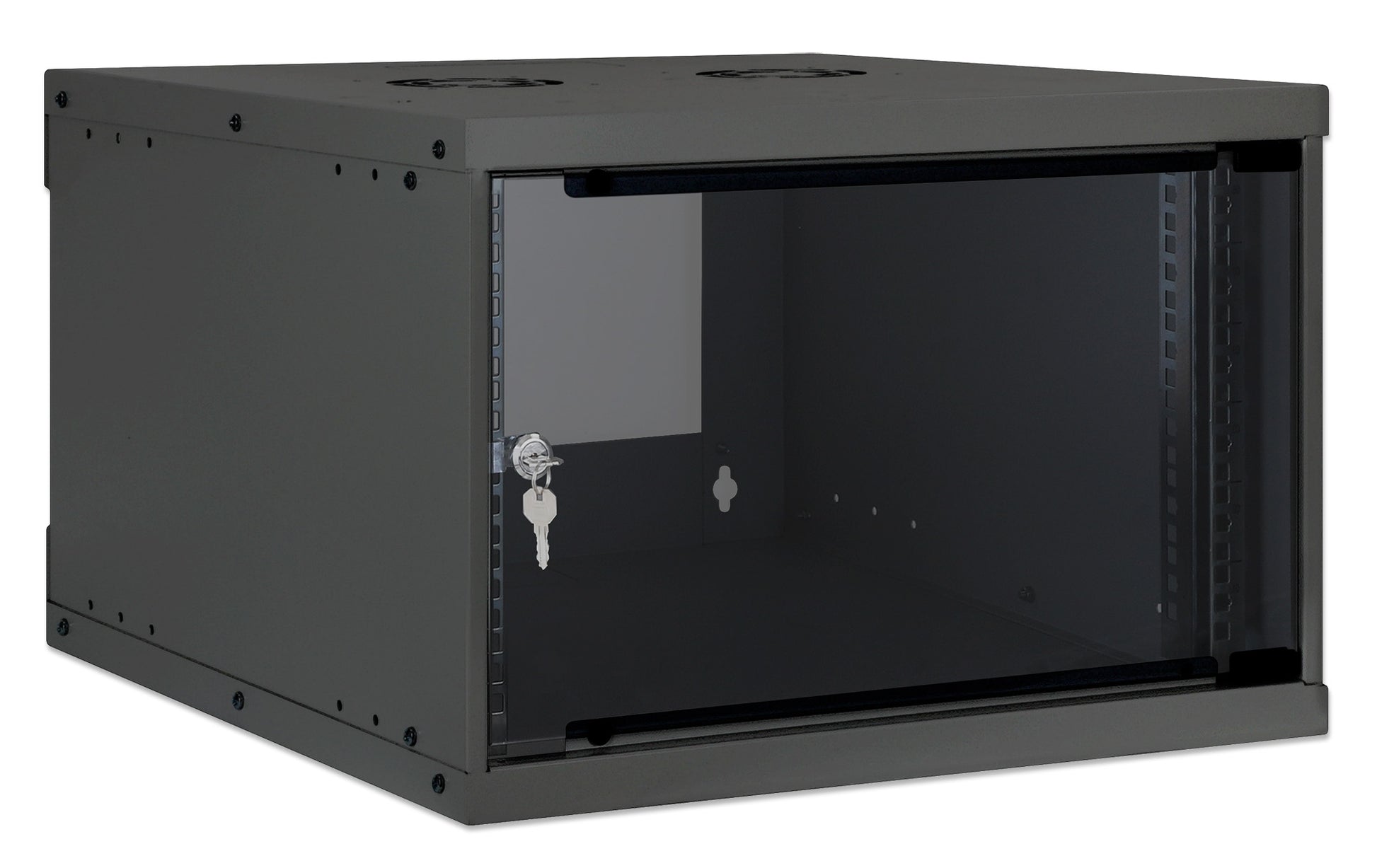 19" Basic Wallmount Cabinet, 6U, 560 mm Depth, Black Image 2