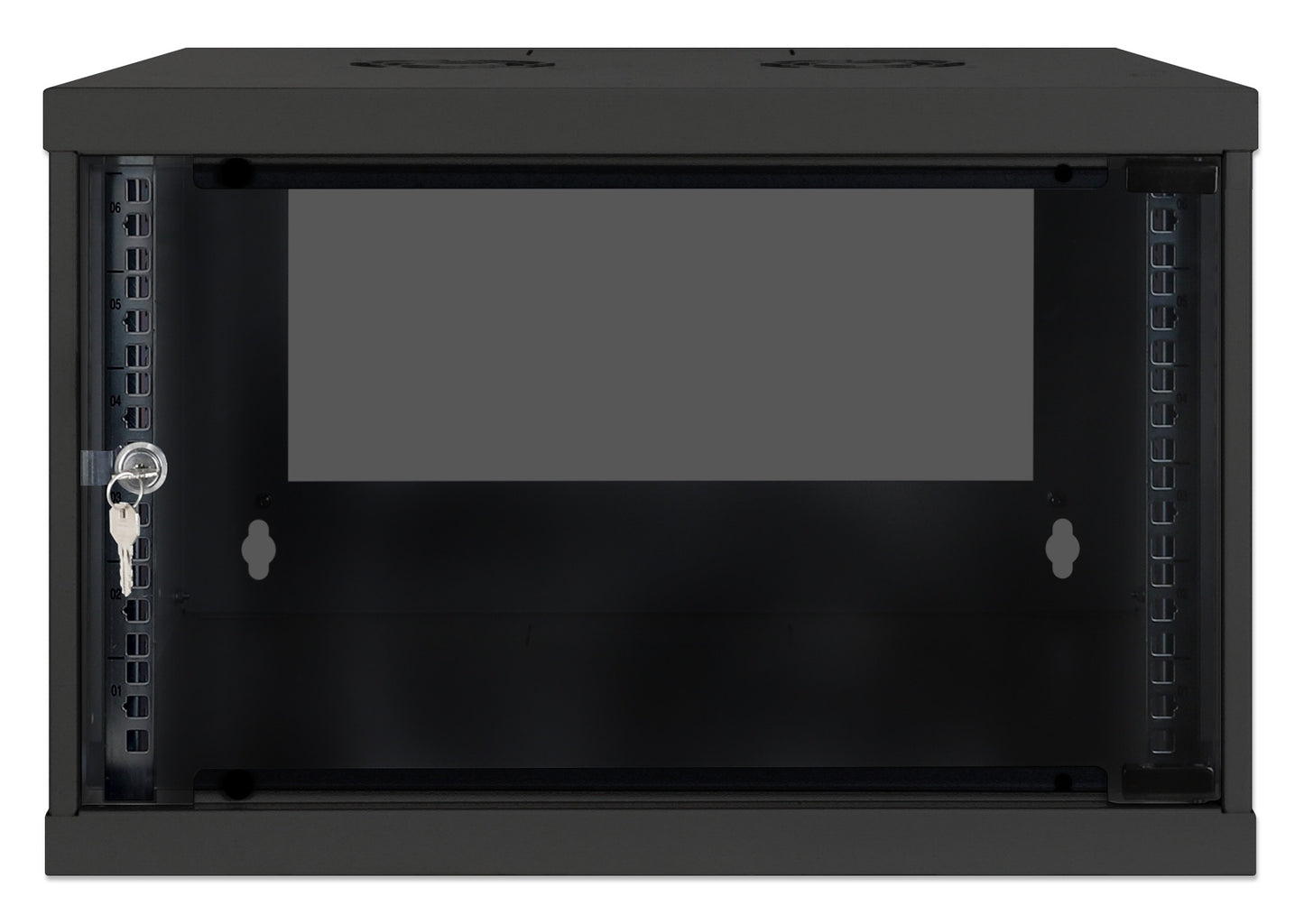 19" Basic Wallmount Cabinet, 6U, 560 mm Depth, Black Image 3